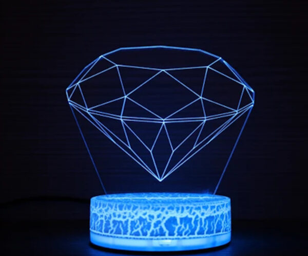 Lámpara diamante