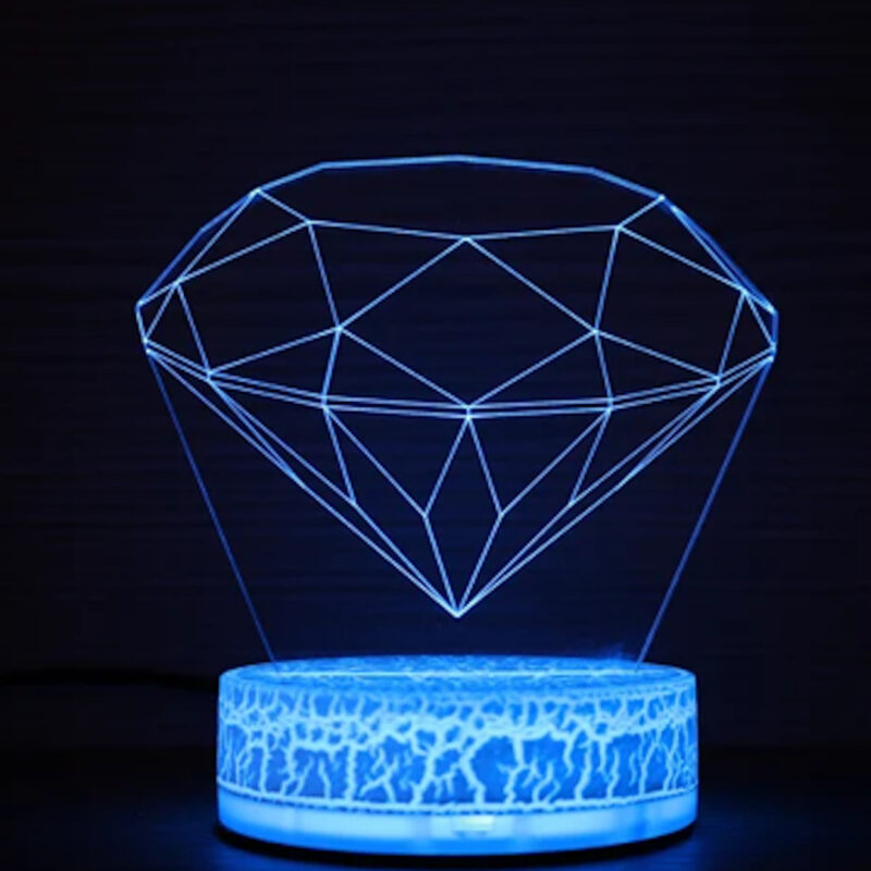 Diamante 800x800 - Lámpara circular