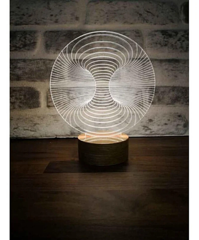 Efecto 3D circunferencia 800x963 - Lámpara circular