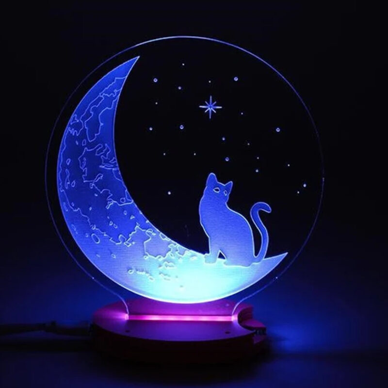 Gato y luna 800x800 - Lámpara Frozen