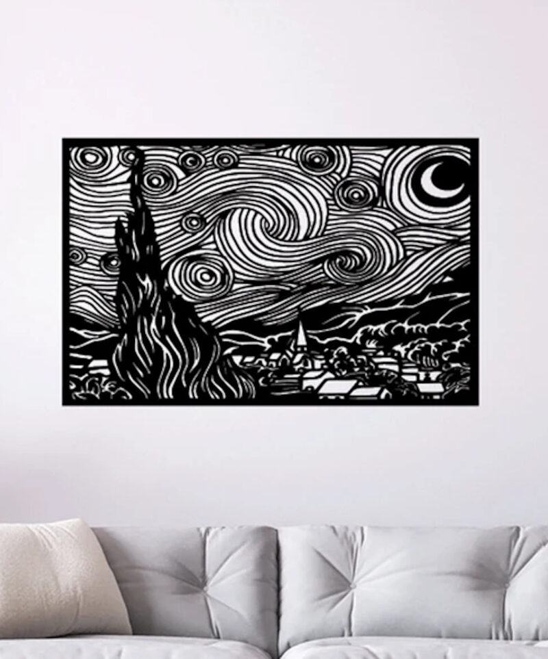 Noche estrellada 800x963 - La noche estrellada Van Gogh