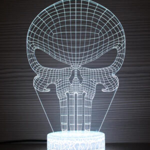 Lámpara Punisher Skull