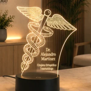 Lámpara LED personalizada Médico para regalo profesional y decoración de consulta