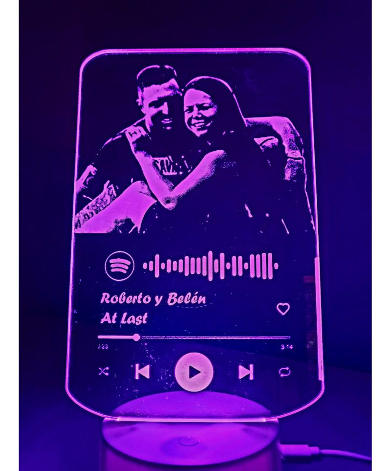 pareja rosa 800x963 - Lámpara Spotify