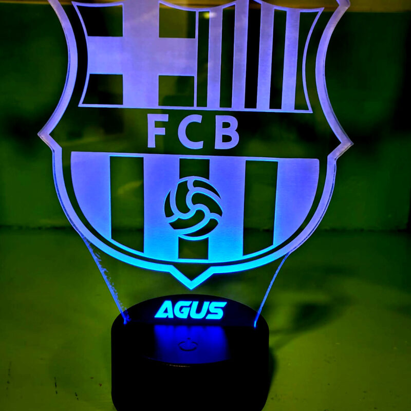 FCB 800x800 - Lámpara Escudos de fútbol