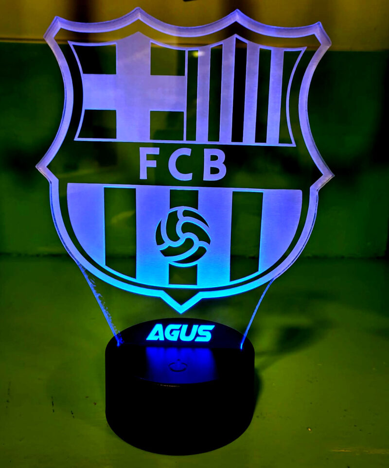 FCB 800x963 - Lámpara Escudos de fútbol