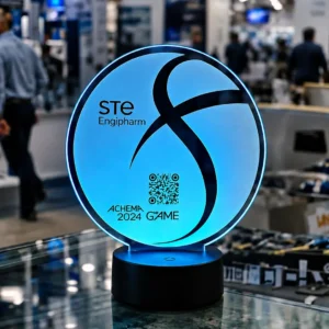 Lámpara LED personalizada con logo para empresas y negocios