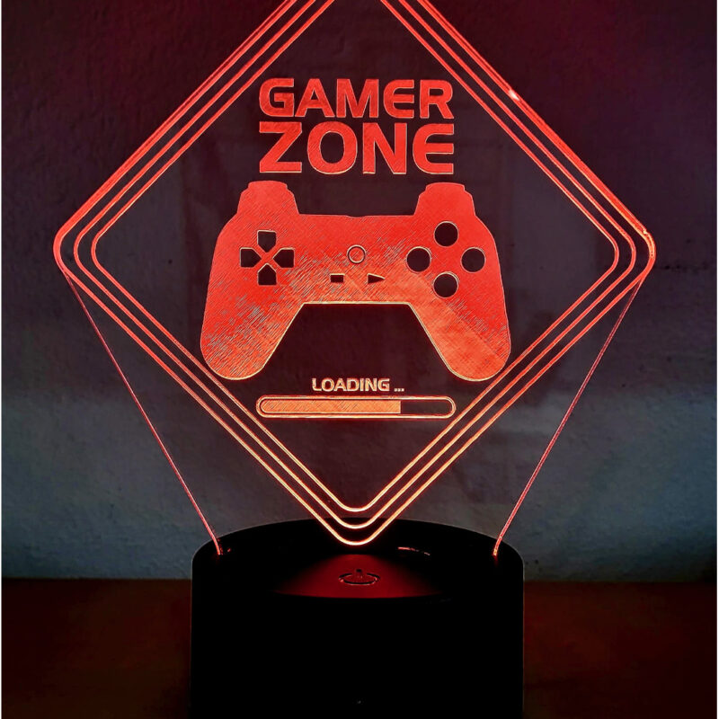 Gamer zone 800x800 - Lámpara Gamer zone