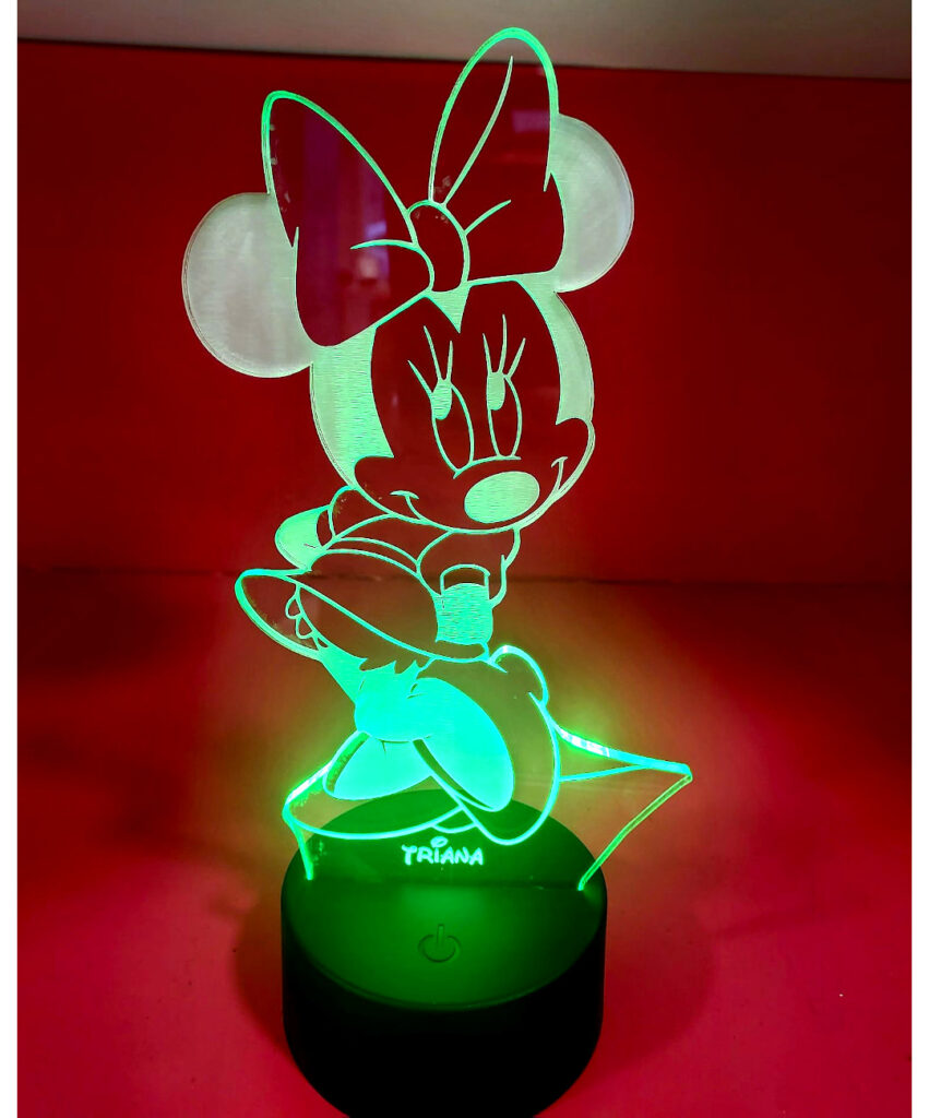 Minnie mouse 851x1024 - Lámpara Minnie