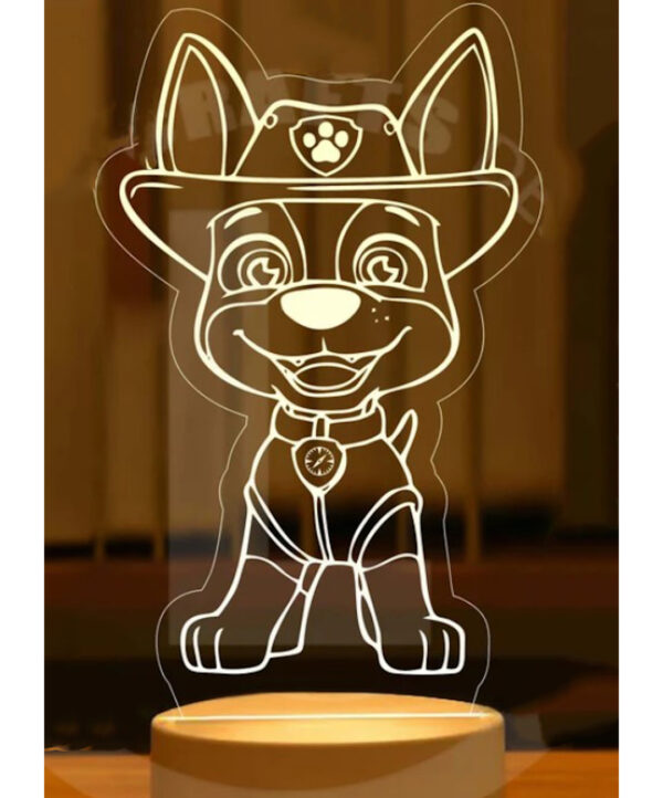 Lámpara Patrulla Canina Tracker