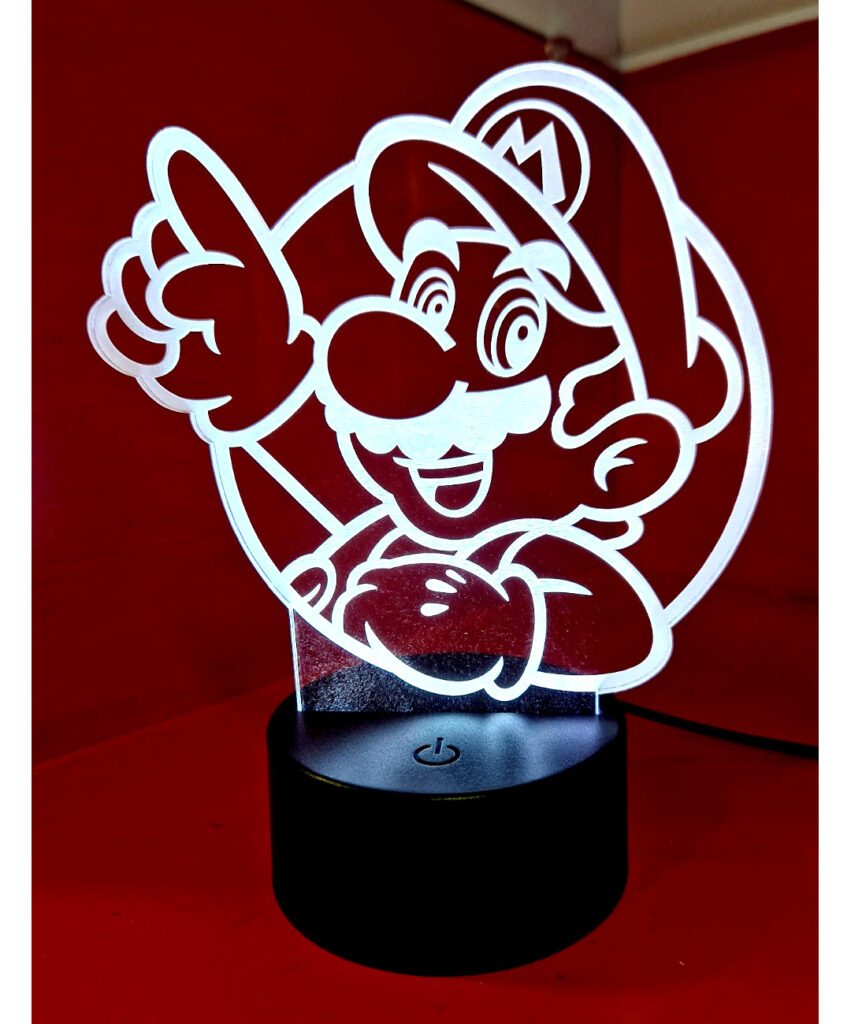 Mario Bros 851x1024 - Lámpara Mario Bros