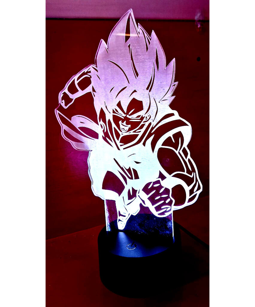 Son Goku 851x1024 - Lámpara Son Goku