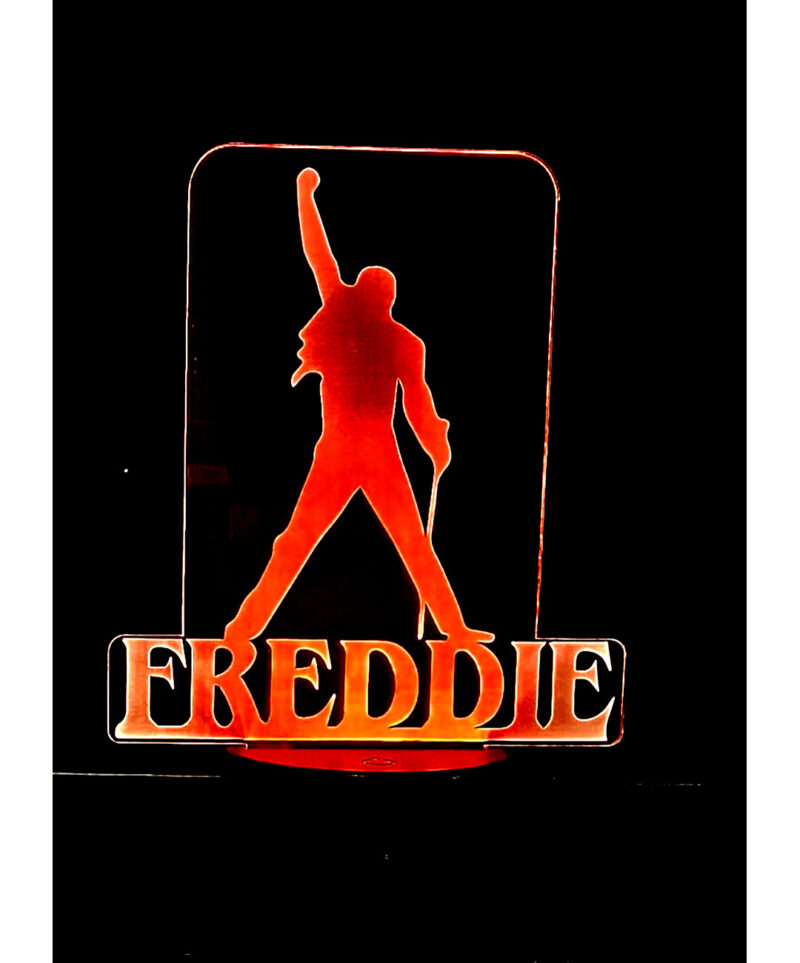 Freddie Rojo 800x963 - Lámpara Freddie Mercury