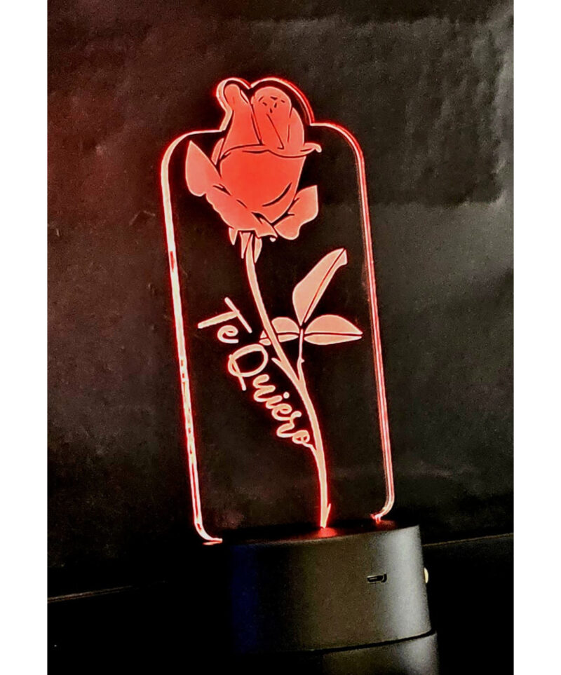 LAMPARA ROSA 800x963 - Lámpara Rosa Te Quiero
