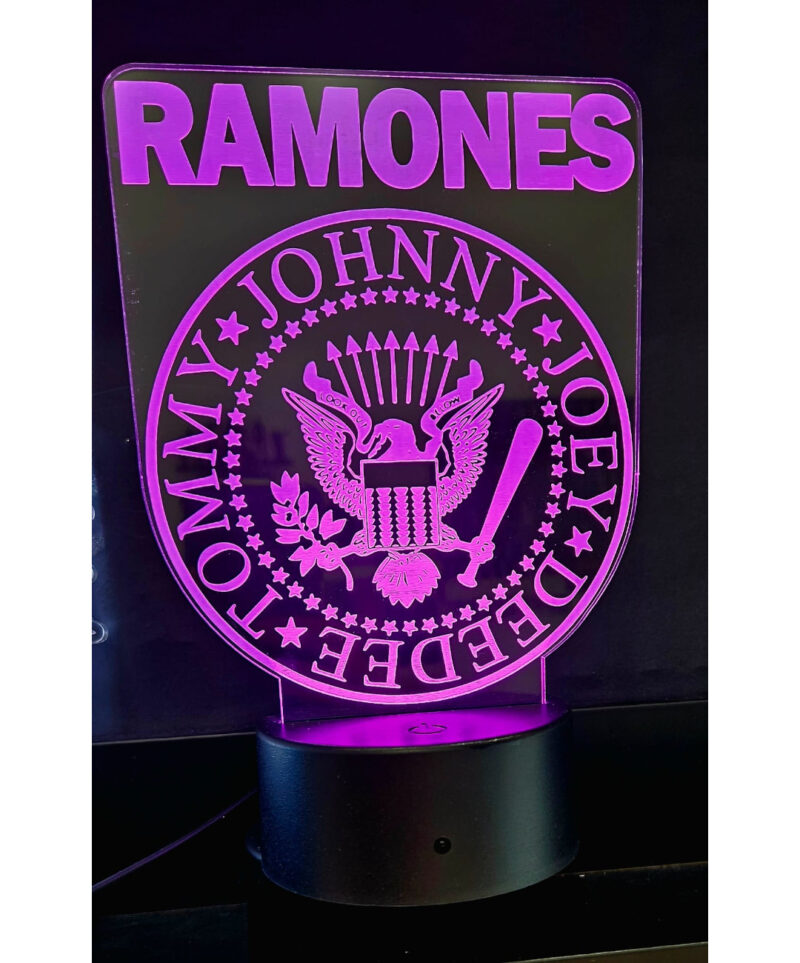 Ramones rosa 800x963 - Lámpara Ramones