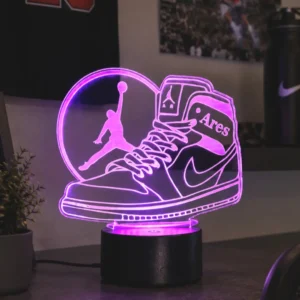 Lámpara LED Michael Jordan personalizada