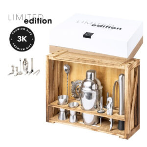 Set de Cóctel con Caja de Madera