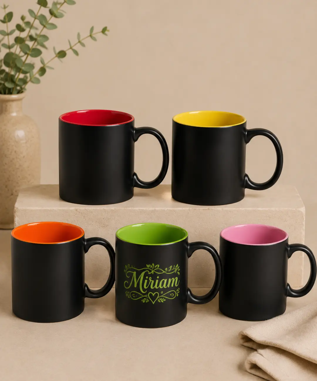Taza de cerámica personalizada para regalo o empresa