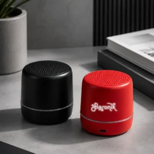 Altavoz Bluetooth personalizado con luz LED y grabado láser iluminado
