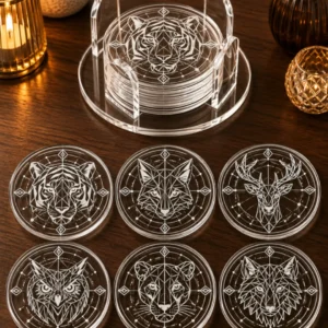 posavasos animales geometricos