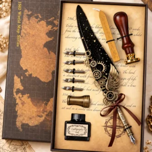 Set de pluma estilográfica vintage personalizado