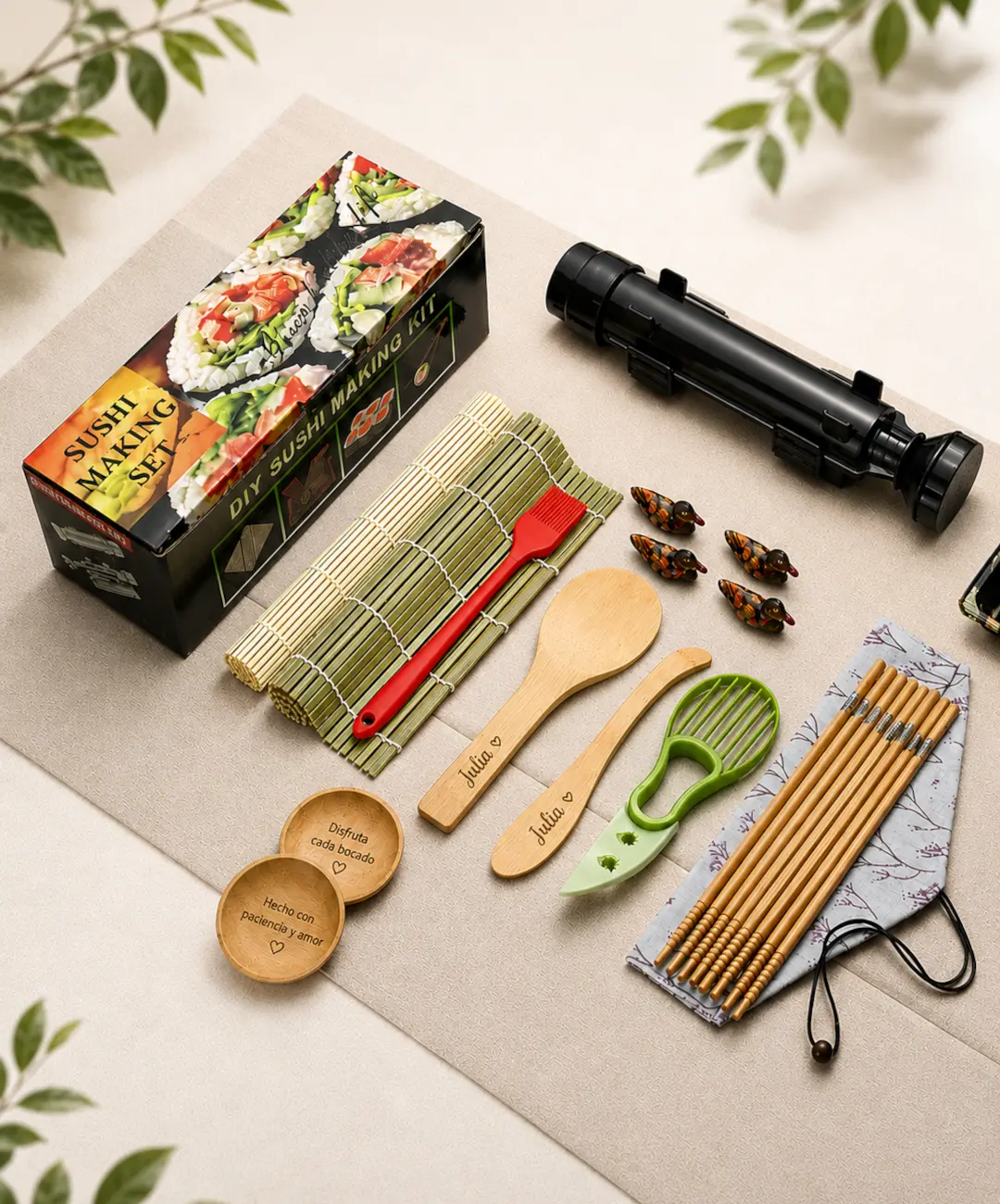 Kit para hacer sushi personalizado